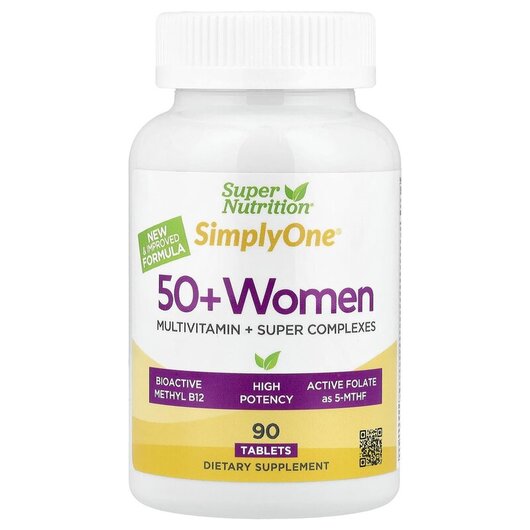 Основне фото товару Simply One 50+ Women Multivitamin with, Вітаміни для жінок, 90 та