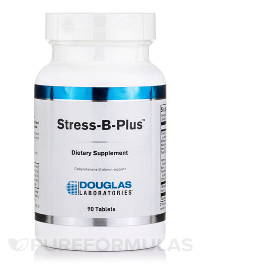 Основне фото товару Stress-B-Plus Основне фото товару Douglas Laboratories, Stress-B-Plus, Підтримка стресу, 90 таблето