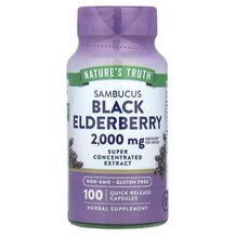 Sambucus Black Elderberry Бузина Nature's Truth 100 капсул Sambucus Black Elderberry Бузина Nature's Truth 100 капсул
