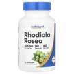Фото товару Rhodiola Rosea 500 mg Фото товару Nutricost, Rhodiola Rosea 500 mg, Родіола, 60 капсул