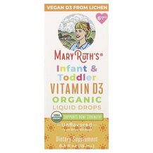 Вітамін D3 Organic Infant & Toddler Vitamin D3 Liquid 6 -