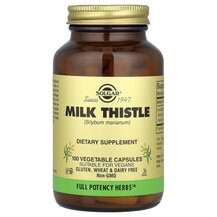 Milk Thistle 450 mg Расторопша Solgar 100 капсул