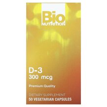 Вітамін D3 D-3 300 mcg Bio Nutrition 50 капсул Вітамін D3 D-3 300 mcg Bio Nutrition 50 капсул