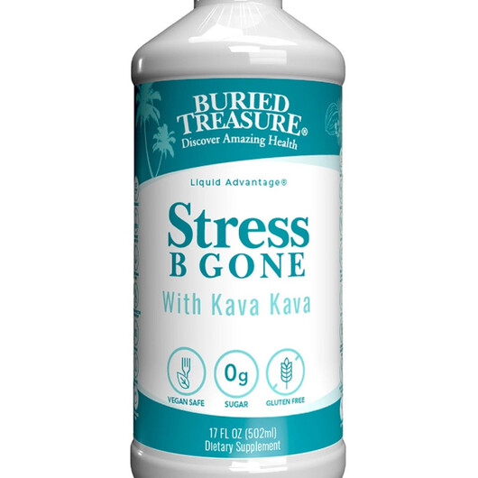 Основне фото товару Stress B Gone with Kava Kava Основне фото товару Stress B Gone with Kava Kava, Підтримка стресу, 496 мл