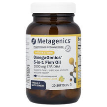 Омега ЕПК ДГК OmegaGenics 5-in-1 Fish Oil Natural Lemon
