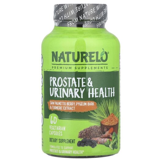 Основное фото товара Prostate & Urinary Health Основное фото товара Naturelo, Поддержка простаты, Prostate & Urinary Health, 60 к