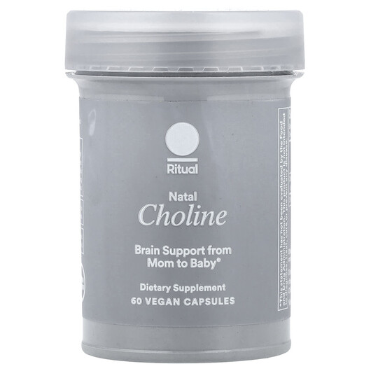 Основне фото товару Ritual, Natal Choline Citrus, Холін, 60 капсул