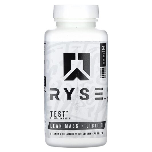 Основное фото товара Ryse Supps, Поддержка Либидо, Test Lean Mass + Libido, 120 капсул