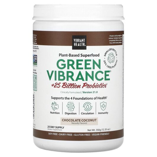 Основное фото товара Green Vibrance +25 Billion Probiotics Version 16.0 Chocolate, Отр