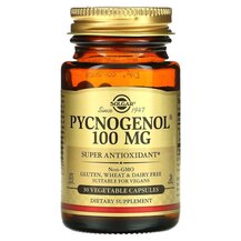 Pycnogenol 100 mg Пикногенол 100 мг Solgar 30 капсул