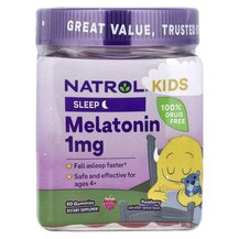 Мелатонін Kids Melatonin Ages 4+ Berry Natrol 60 таблеток Мелатонін Kids Melatonin Ages 4+ Berry Natrol 60 таблеток