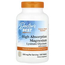 Магній Хелат High Absorption Magnesium 240 Doctor's Best Магній Хелат High Absorption Magnesium 240 Doctor's Best