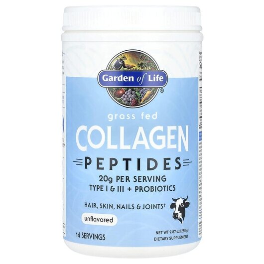 Основное фото товара Коллагеновые пептиды, Collagen Peptides Unflavored, 280 г