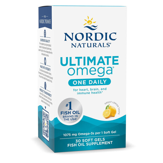 Основное фото товара Ultimate Omega One Daily Great Lemon Taste Основное фото товара Омега 3, Ultimate Omega One Daily Great Lemon Taste, 30 капсул