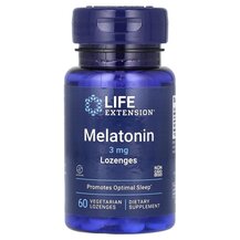 Мелатонін Melatonin 3 mg Life Extension 60 льодяників