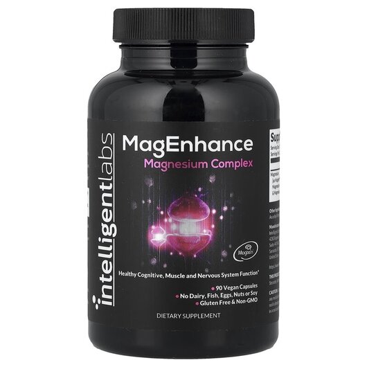 Основне фото товару MagEnhance Magnesium Complex Основне фото товару Intelligent Labs, MagEnhance Magnesium Complex, Магній, 90 капсул
