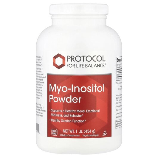 Основное фото товара Myo-Inositol Powder Основное фото товара Protocol for Life Balance, Мио-инозитол, Myo-Inositol Powder, 454
