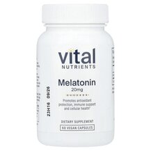 Мелатонін Melatonin 20 mg Vital Nutrients 60 капсул