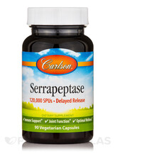 Serrapeptase 120000 SPUs Серрапептаза Carlson 90 капсул Serrapeptase 120000 SPUs Серрапептаза Carlson 90 капсул