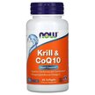 Фото товара Krill & CoQ10 Фото товара NOW Foods, Масло Криля и Коэнзим CoQ10, Krill & CoQ10, 60 кап