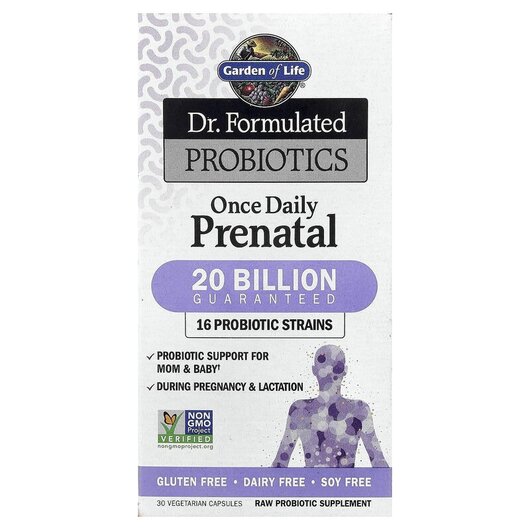 Основное фото товара Пробиотики для беременных, Once Daily Prenatal Probiotics, 30 кап