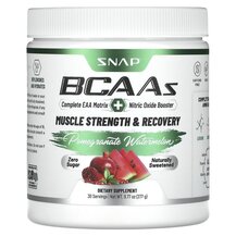 БЦАА BCAAs Pomegranate Watermelon Snap Supplements 277 г БЦАА BCAAs Pomegranate Watermelon Snap Supplements 277 г