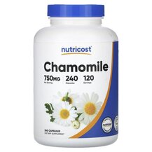 Chamomile 750 mg Ромашка Nutricost 240 капсул Chamomile 750 mg Ромашка Nutricost 240 капсул