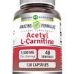Фото товару Amazing Formulas Acetyl L-Carnitine, L-Карнітин, 120 капсул