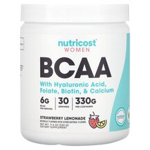 БЦАА Women BCAA Strawberry Lemonade Nutricost 330 г БЦАА Women BCAA Strawberry Lemonade Nutricost 330 г