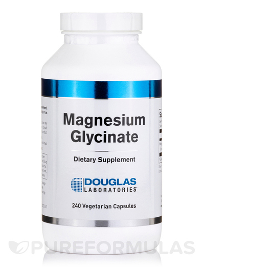 Основное фото товара Douglas Laboratories, Магний Глицинат, Magnesium Glycinate, 240 к