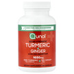 Фото товару Turmeric + Ginger Фото товару Qunol, Turmeric + Ginger, Екстракт кореня куркуми, 90 капсул