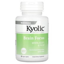 Brain Focus Поддержка мозга Kyolic 60 Veggie Caplets