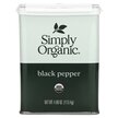 Фото товару Ground Black Pepper Фото товару Simply Organic, Ground Black Pepper, Спеції, 113.4 г