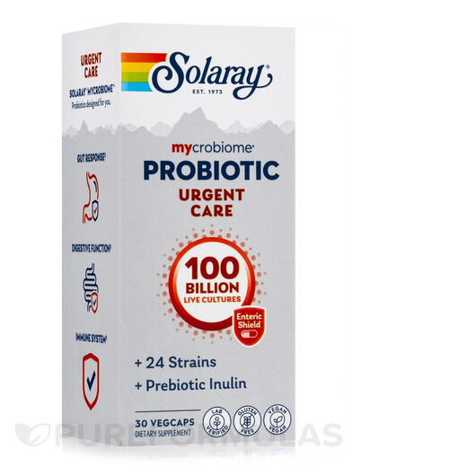 Основное фото товара mycrobiome probiotic Urgent Care 100 Billion 24 Strains + Prebiotic Inulin Основное фото товара mycrobiome probiotic Urgent Care 100 Billion 24 Strains, Пробиоти