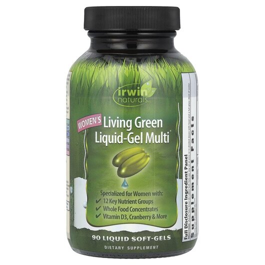 Основне фото товару Women's Living Green Liquid-Gel Multi Основне фото товару Women's Living Green Liquid-Gel Multi, Вітаміни для жінок, 9