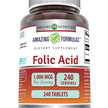 Фото товару Amazing Formulas Folic Acid, Вітамін B9 Фолієва кислота, 240 табл