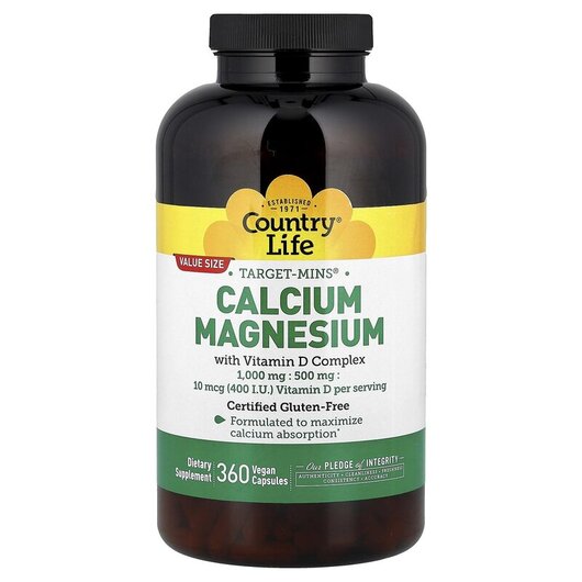 Основное фото товара Кальций Магний, Calcium Magnesium with Vitamin D Complex, 360 кап