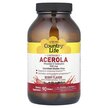 Фото товара Acerola Vitamin C Chewable Berry 500 mg Фото товара Country Life, Ацерола с C 500 мг, Acerola, 90 конфет