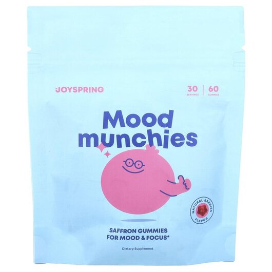 Основне фото товару Mood Munchies Natural Mixed Berry, Підтримка стресу, 60 таблеток