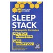 Фото товару Sleep Stack 2 Bottles, Підтримка сну, 15 Vegetarian Capsules Each
