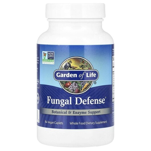 Основне фото товару Garden of Life, Fungal Defense, Підтримка Кандиди, 84 Vegan Caple