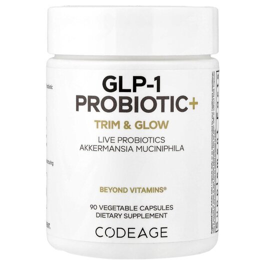 Основное фото товара GLP-1 Probiotic+ Основное фото товара CodeAge, GLP-1 гормон, GLP-1 Probiotic+, 90 капсул