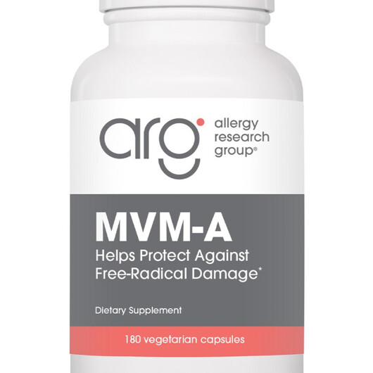 Основное фото товара MVM-A Основное фото товара Allergy Research Group, Мультивитамины, MVM-A, 180 капсул