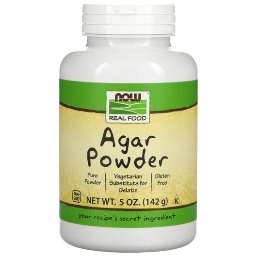 Основное фото товара Agar Powder Основное фото товара NOW Foods, Агар в порошке, Agar Powder, 142 г