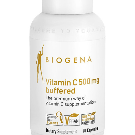 Основне фото товару Vitamin C Основне фото товару Biogena, Vitamin C, Вітамін C, 90 капсул