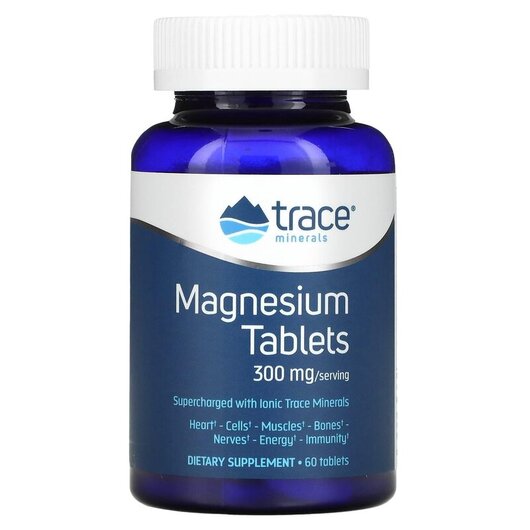 Основное фото товара Magnesium 300 mg Основное фото товара Trace, Магний, Magnesium 300 mg, 60 таблеток