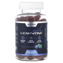 L-Карнітин L-Carnitine Gummies Sugar Free Blueberry Snap L-Карнітин L-Carnitine Gummies Sugar Free Blueberry Snap