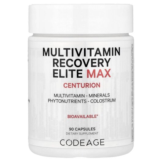 Основне фото товару CodeAge, Multivitamin Recovery Elite Max, Відновлення, 90 капсул