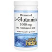 Фото товара Micronized L-Glutamine Powder 5000 mg Фото товара Natural Factors, L-Глутамин, Micronized L-Glutamine 5000 mg, 454