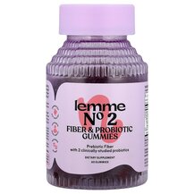 No2 Fiber & Probiotic Gummies Strawberry Пробиотики Lemme No2 Fiber & Probiotic Gummies Strawberry Пробиотики Lemme